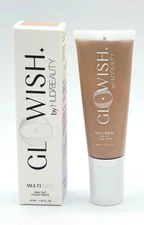 HUDA BEAUTY Glowish Multidew Skin Tint Foundation- 1.35 oz- 04 Light Medium