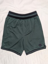Vintage Nike Silver Tag Basketball Shorts Mens M Green Mesh Retro 90s Gym Court