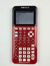 Texas Instruments TI-84 Plus CE Graphing Calculator - Radical Red Works Great