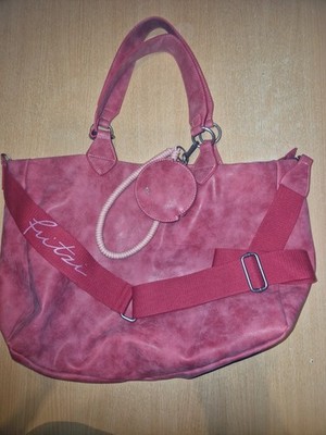 Fritzi aus Preußen Shopper - Izzy Vintage, dark red, neuwertig