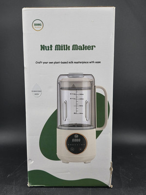 BHG Nut Milk Maker Automatic Machine, 45 oz Nut/Oat/Soy/Plant Based Open Box