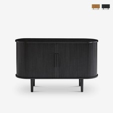 Credenza vintage con 2 ante scorrevoli in legno 120cm per soggiorno Ambis