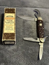 BOKER USA TREE BRAND STAGLON DELRIN 4 BLADE SCOUT CAMPERS KNIFE 9361-NEW🔥🔥🔥