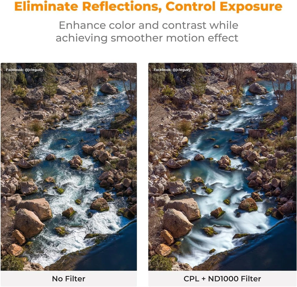 K&F Concept Magnetic MCUV CPL Fixed ND1000 Basic Ring 4-in-1 Lens Filters Kit - Image 3 of 4