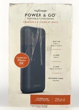 myCharge Power Go Power Bank 10000mAh Charge 2 Phones At Once