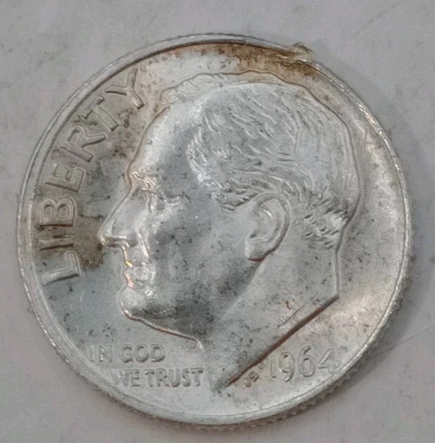 1964 Roosevelt Dime - Picture 3 of 4