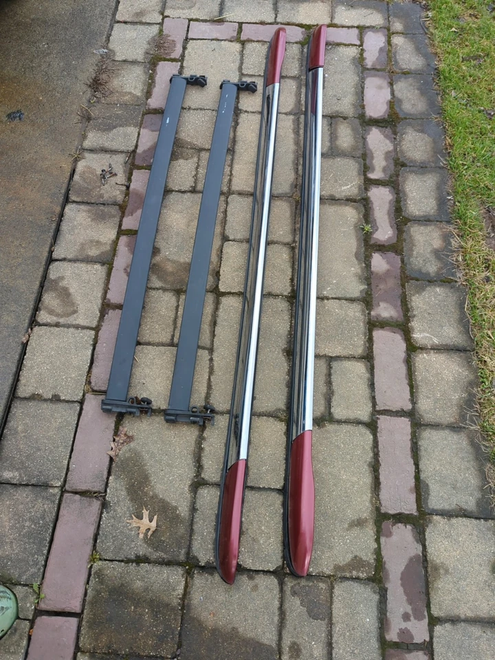 Portaequipajes Escalade Yukon Suburban 2003-2014 cromo/borgoña OEM Foto 2 de 4