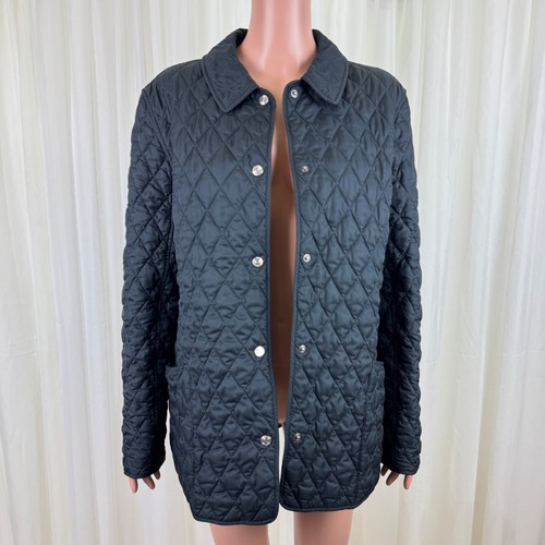 Donna L.L. Giacca cappotto trapuntato Bean imbottito fienile taglia XL nero - Foto 2 di 12