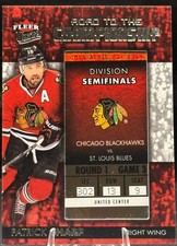 Patrick Sharp 2014-15 Fleer Ultra Road to the Championship #RTCCB-PS- April 21st