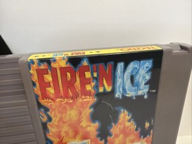 Fire n Ice Nintendo NES +Dustcover Tested Authentic CLEAN