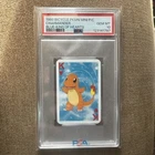 Pokemon Charmander - King of Hearts - PSA 10 - Bicycle Mini Playing Cards Blue D