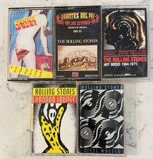 The Rolling Stones Cassette Tape Lot of 5