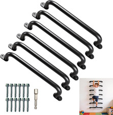 6 Set Set 17" Metal Playground Handles for Indoor Outdoor 1"Grab Bar Monke