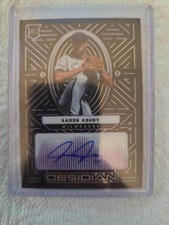 9-0 Cy Young? Aaron Ashby 2022 Obsidian Rookie Auto #OA-AA Serial # /99