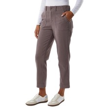 NWT 32 Degrees Cool Women's L Twill Ankle Length Purple Pants Stretch