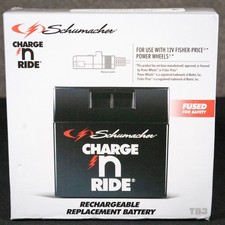Charge  n Ride 12V Rechargeable, Fused Replacement Battery for Ride-on Toys