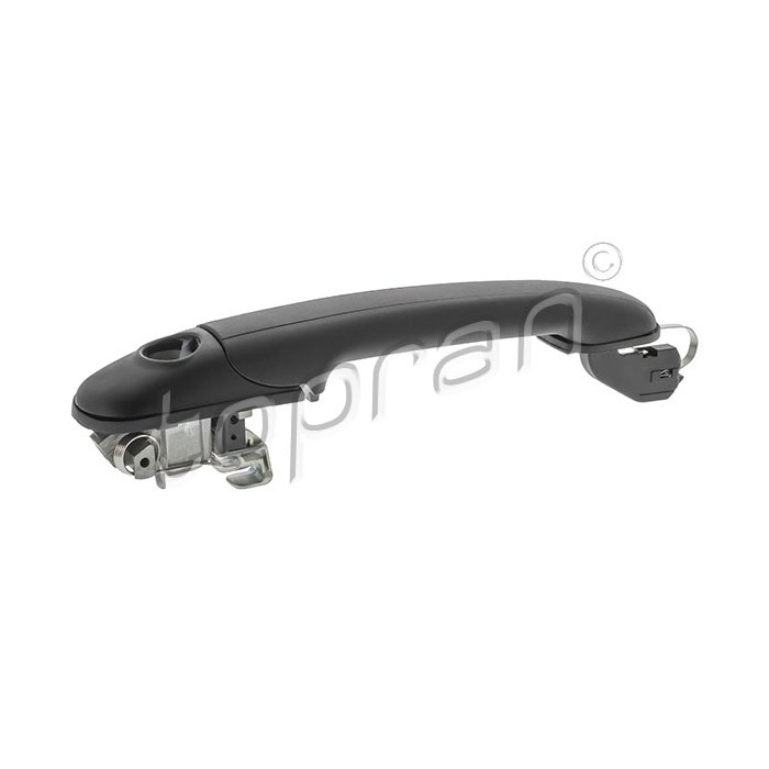 Poignée de porte VW Caddy II 6K0837207B avant en ABS d'origine