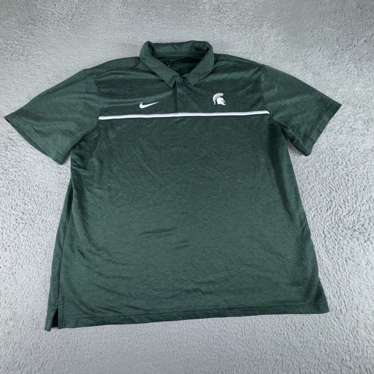 michigan state nike polo