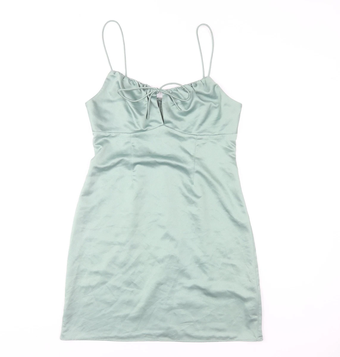 green plaid dress plus size Emma Slip Dress Baby Blue