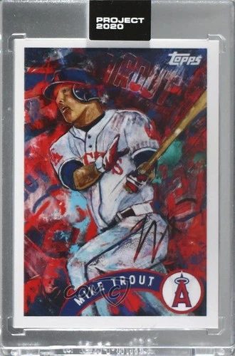 2020 Topps Project 2020 2011 Topps Update /13200 Mike Trout Andrew Thiele #35