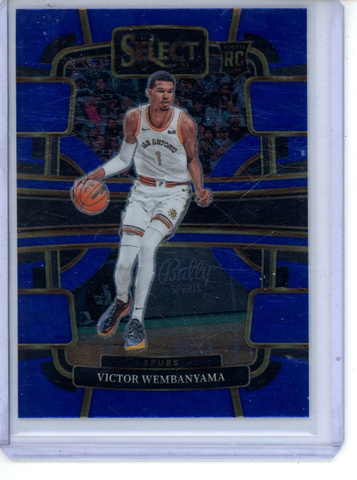 2023-24 Panini Select #87 Victor Wembanyama Silver Prizms
