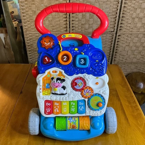 VTech Sit to Stand Learning Walker Toy Music Piano Activities for Baby No Phone