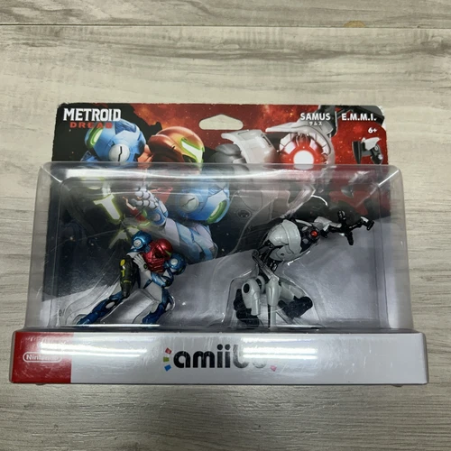 Nintendo amiibo Metroid Dread - Samus and E.M.M.I. Figures (2 Pack Set)