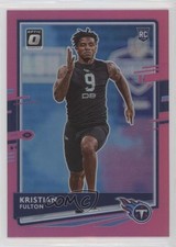 2020 Panini Donruss Rookie Optic Preview Pink Prizm Kristian Fulton #P-259 07mp