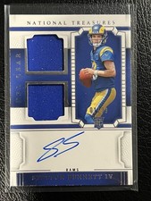 2023 Panini National Treasures Stetson Bennett IV RPA book opening 01 / 99 