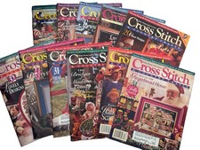 Lot 11 Vtg Cross Stitch Country Crafts Magazines Patterns Better Homes 93-95
