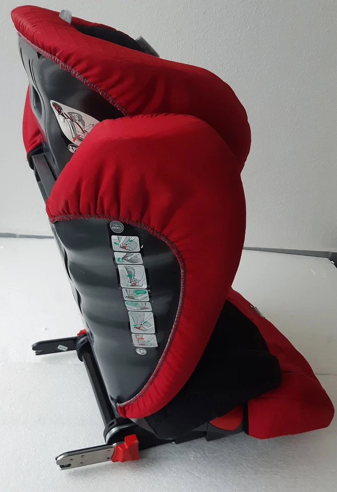 Kindersitz Römer KID Fix Ellen Farbe Rot Schwarz - Bild 3 von 4
