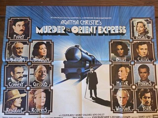 Agatha Christie's Murder On The Orient Express 1974 Original Uk Quad Poster