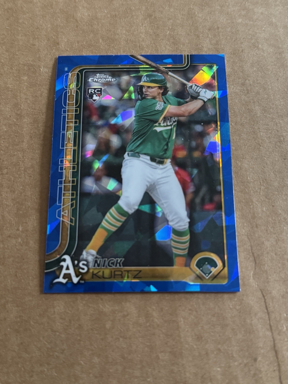 2025 Topps Chrome Update Sapphire Nick Kurtz RC USC178