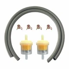 Fuel Filter and Fuel Line Hose and 791850 Clamps for  Motorcycle Lawn Mower