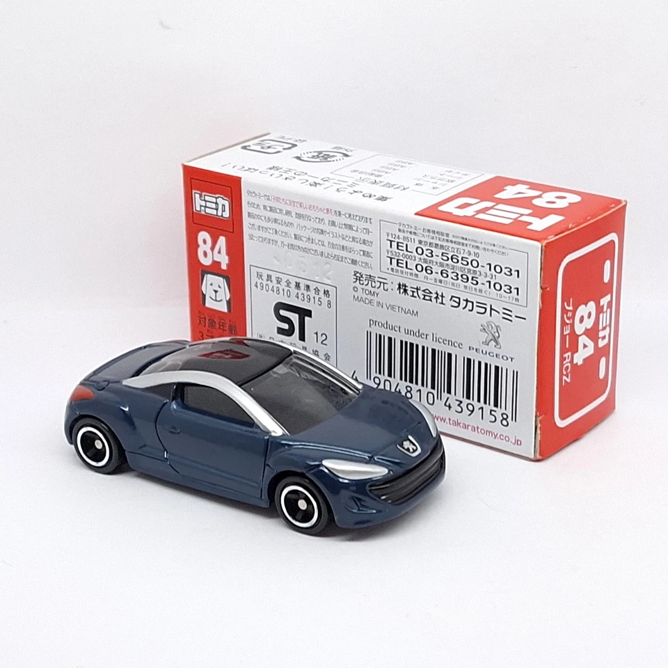 TOMICA 84 PEUGEOT RCZ 1/64 TOMY DIECAST CAR NEW 2012 Blue - Image 4 of 4