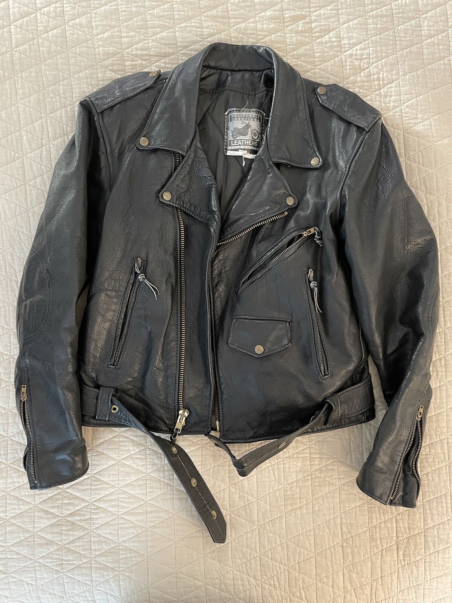 CALIFORNIA CREATIONS Vintage Leather Classic Brando Motorcycle