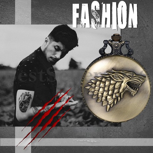 Men Women Steampunk Bronze Pocket Watch Quartz Necklace Pendant Christmas Gift - 第 44/81 張圖片