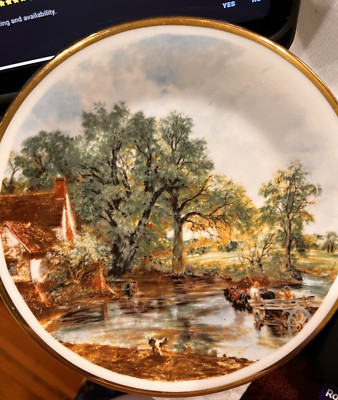 Nat Gallery Of London JOHN CONSTABLE ''The HAY Wain'' Fine China Plate   ENGLAND