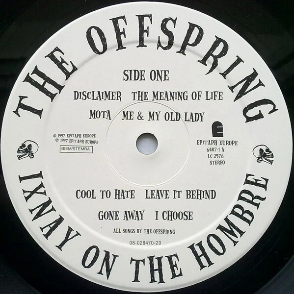 LP / VINYL  THE OFFSPRING – IXNAY ON THE HOMBRE - Bild 3 von 4