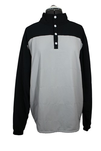 Footjoy FJ Herren Mock Neck Snap Front Thermo Midlayer Stepp Golf Pullover L