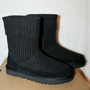 ugg black sweater boots