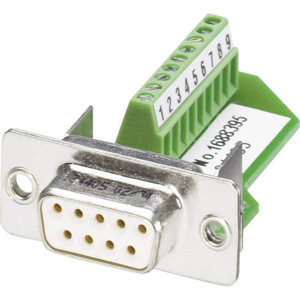 Phoenix contact vs 09 bu-dsub/9 mpt 0,5 presa sub-d 180 poli 9 a vite 1 pz
