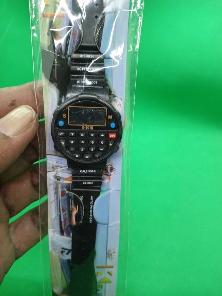 Vintage Kenko KK-1016 Calculator watch NOS Needs battery | eBay