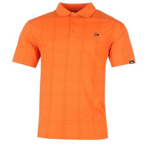 Dunlop Golf Tour Men's Polo Shirt Checked S M L XL 2XL 3XL 4XL Checked