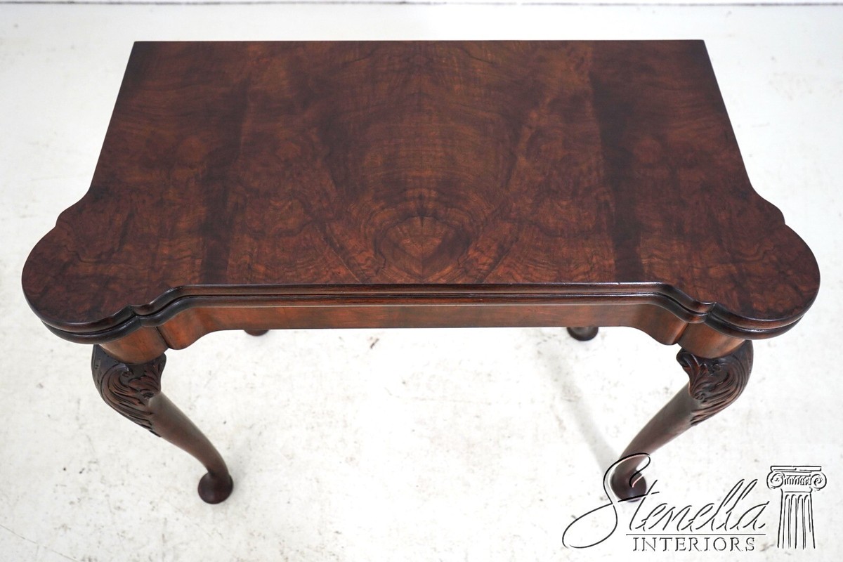 L60094EC: SCHMEIG & KOTZIAN Vintage Walnut Georgian Game Table | eBay