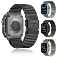 for Apple Watch 10 9 8 7 SE 40/44/41/45/42/46/49mm Mesh Loop Mesh Band Strap