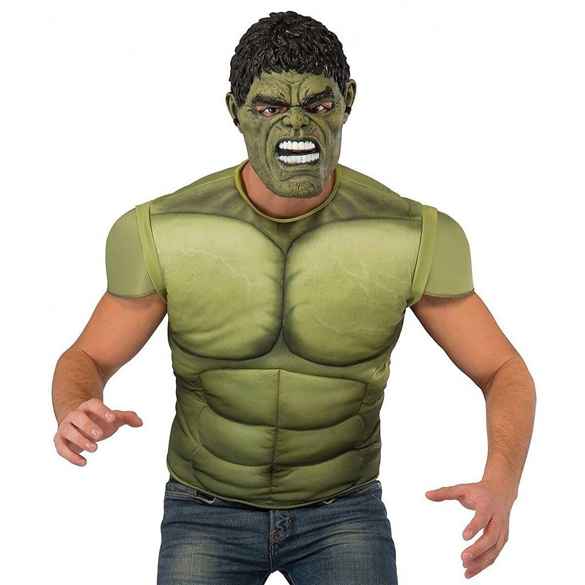 Hulk Costume Adult Halloween Fancy Dress