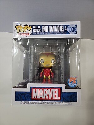 Funko Pop! Deluxe: Hall of Armor: IRON MAN MODEL 4 #1036 PX Previews Exclusive