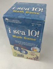 Learning Resources I Sea 10 Game, Addition and Subtraction, Includes 100 Cards,