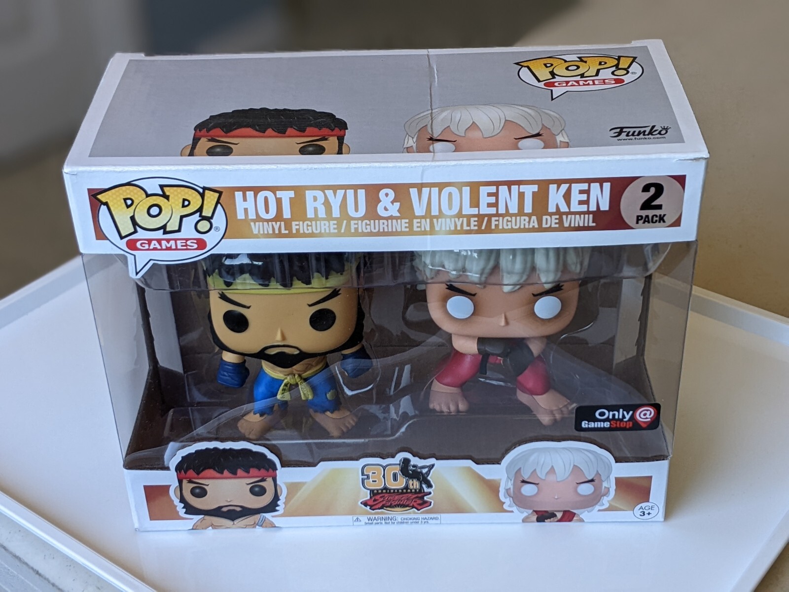 ファンコポップ　ストリートファイター　ケン　フィギュア　2種セット ファンコポップ ストリートファイター ケン フィギュア 2種セット